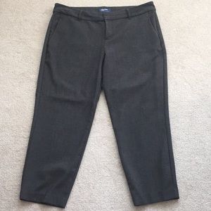 Grey capri trousers